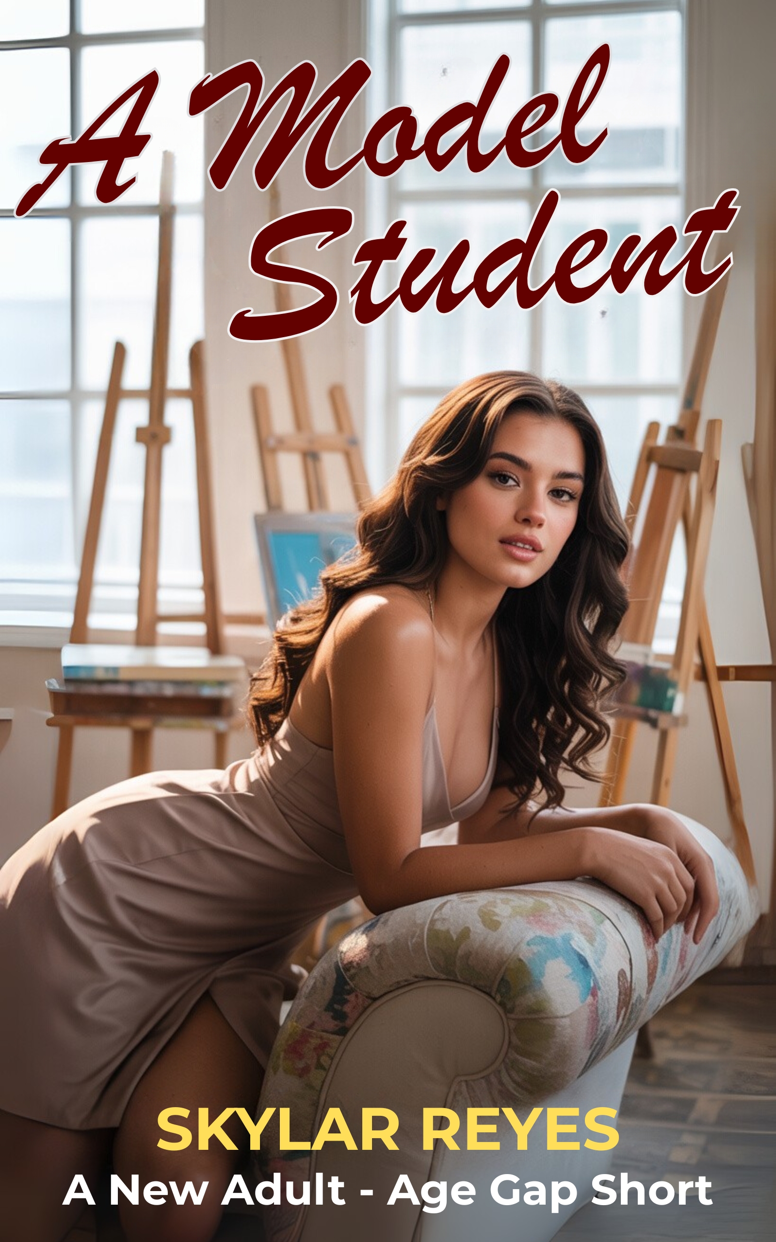 A Model Student book cover — Lost Bets Series Book 2 by Skylar Reyes
